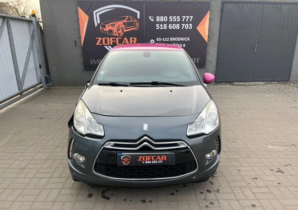 Citroen DS3 cena 11500 przebieg: 180927, rok produkcji 2012 z Łęczyca małe 121